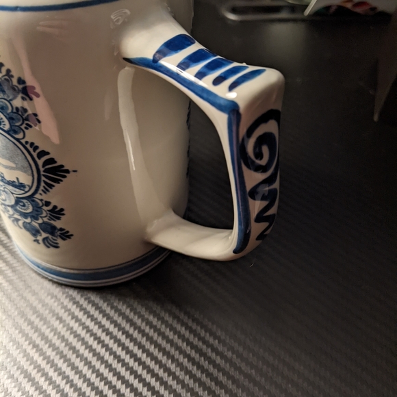 Heineken Beer Stein Delft Blue handpainted - Picture 3 of 7